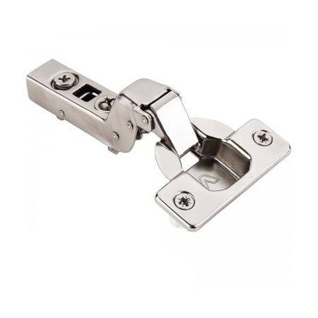 Hardware Resources 700 Series Full Inset Adjustable Concealed Euro Hinge with 110 Degree Opening Angle and Soft Close - Single Hinge Polished Nickel