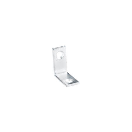 Hardware Resources 1 Inch Angled Corner Bracket - Single Zinc