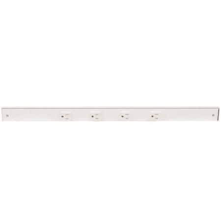 Hardware Resources 24" APT Series Slim Angle Power Strip White / White