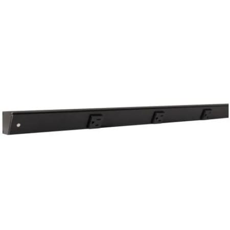 Hardware Resources 42" APT Series Slim Angle Power Strip Black
