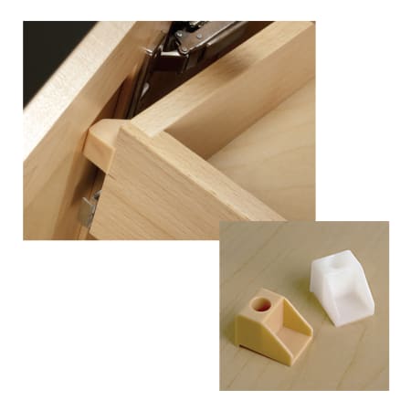 Hardware Resources 11/16 Inch Tall Cabinet Drawer Bumper - Pack of (10) White