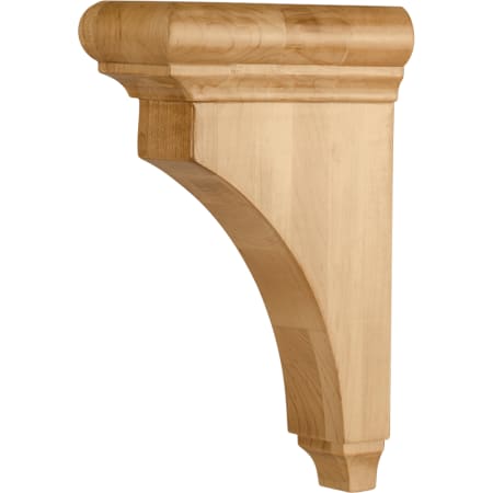 Hardware Resources Corbel with Minimalist Styling, 10"H x 3"W x 6-1/2"D - FINAL SALE Natural Hard Maple