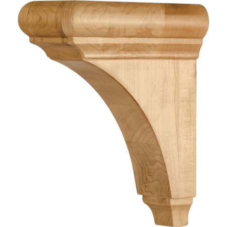 Hardware Resources Corbel with Minimalist Styling, 8"H x 3"W x 6-1/2"D - FINAL SALE Natural Hard Maple