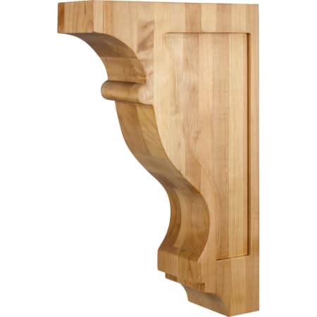 Hardware Resources Corbel with Contour Styling, 16"H x 3-1/2"W x 10"D - FINAL SALE Natural Hard Maple