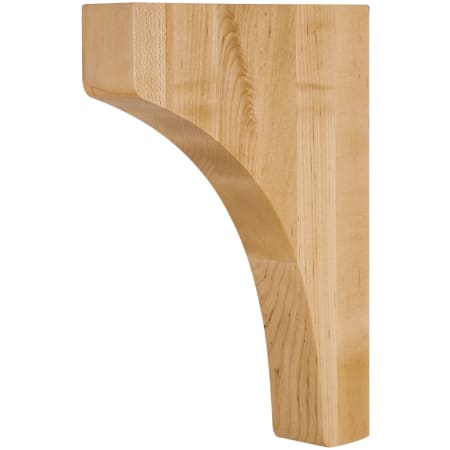 Hardware Resources Minimalist Plain Wood Corbel - 11"H x 8"D x 1-3/4"W - FINAL SALE Natural Alder