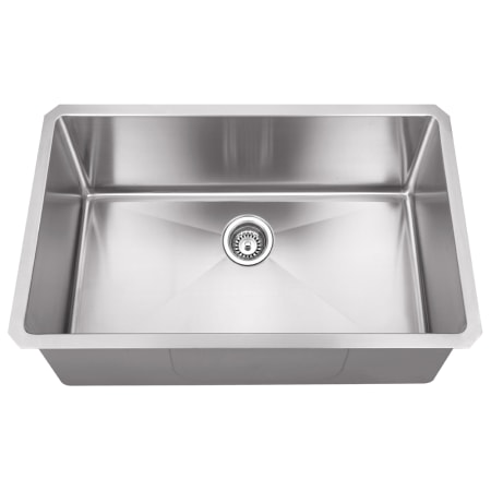 Hardware Resources 32" Undermount Single Basin Stainless Steel Kitchen Sink Stainless Steel