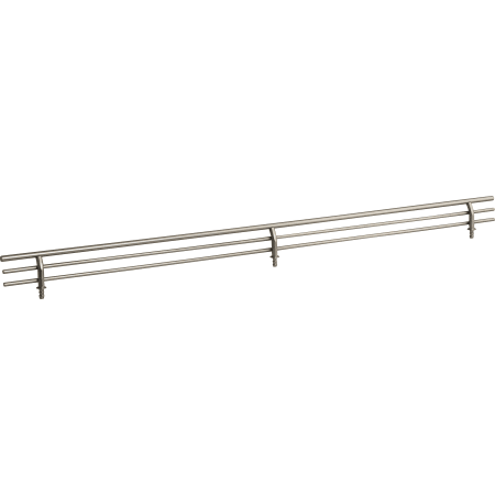 Hardware Resources Heavy Duty 23" Wide Steel Wire Shoe Fence / Rail for Closet Shoe Racks and Shelves Satin Nickel