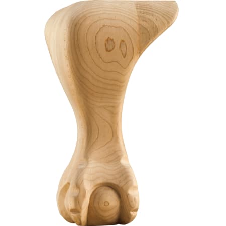 Hardware Resources Traditional Ball and Claw Unfinished Solid Wood Furniture Cabinet Leg - 8"H x 4-1/2"W x 4-1/2"D - FINAL SALE Natural Oak