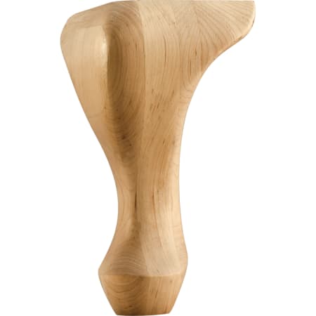 Hardware Resources Foot with Queen Anne Styling, 8"H x 4-1/2"W x 4-1/2"D - FINAL SALE Natural Oak