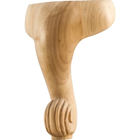 Hardware Resources French Traditional Furniture Leg - Foot with Queen Anne Styling, 8"H x 5"W x 5"D - FINAL SALE Natural Oak