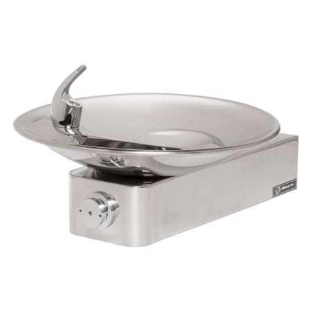 Haws Wall Mounted Polished Stainless Steel Drinking Fountain with Sculpted Bowl Stainless Steel