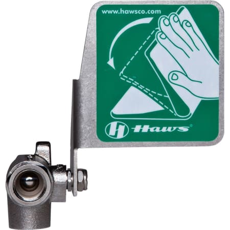 Haws Self Draining 1/2" x 1/2" Ball Valve Assembly with Flag Chrome / Stainless Steel