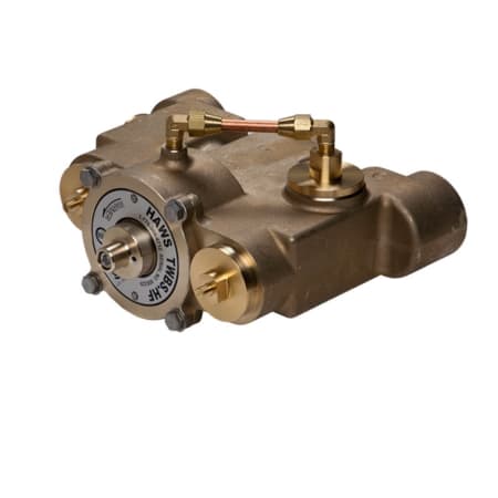 Haws Axion 78 GPM Emergency Tempering Thermostatic Valve for Eye Wash Equipment Brass