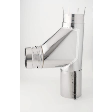 Heat-Fab 7" Saf-T Vent CI+ Barometric Tee Stainless Steel