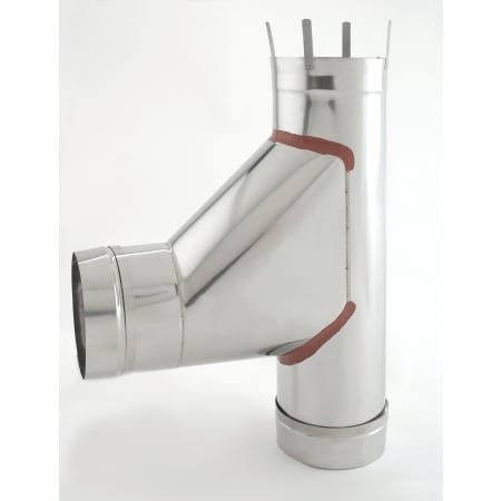 Heat-Fab 22" Saf-T Vent GC 8 Tap Boot Tee Stainless Steel
