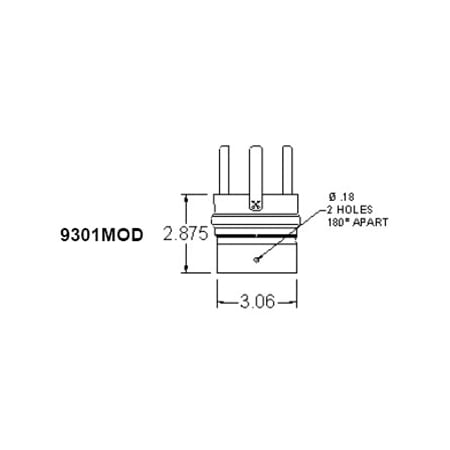 Heat-Fab 3" Saf-T Vent Seal Modine HD Adapter Stainless Steel