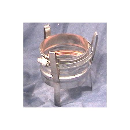 Heat-Fab Adapter Collar Galvanized