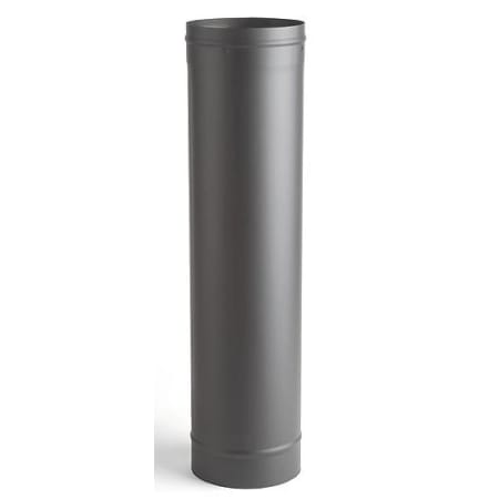 Heat-Fab 8" x 18" Straight Stove Pipe Length Black