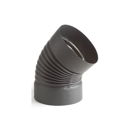 Heat-Fab 8" 45 Degree Elbow Black
