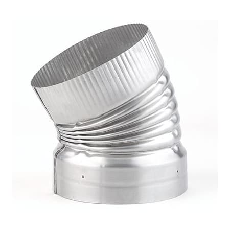 Heat-Fab 7" 30 Degree Crimped Elbow Stainless Steel 304