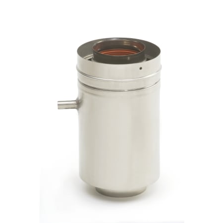 Heat-Fab 3" Saf-T Vent SC Conical Vertical/Horizontal In-Line 1/2" Drain Stainless Steel