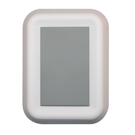 Heath Zenith 5-3/8" Wide Wireless Door Chime and Unlighted Push Button with Gray Inset White