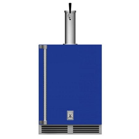 Hestan 24 Inch Wide 5.2 Cu. Ft. Built-In Single Tap Kegerator with Right Hinging Door Prince