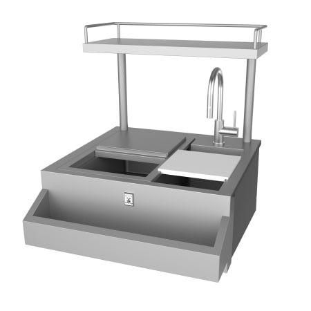Hestan 30 Inch Wide Refreshment Center with High Shelf for Hestan Grills Stainless Steel