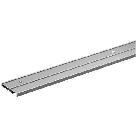 Hettich SlideLine M 98-7/16" Aluminum Cabinet Door Bypass Screw-In Track, Bottom Running - Single Zinc
