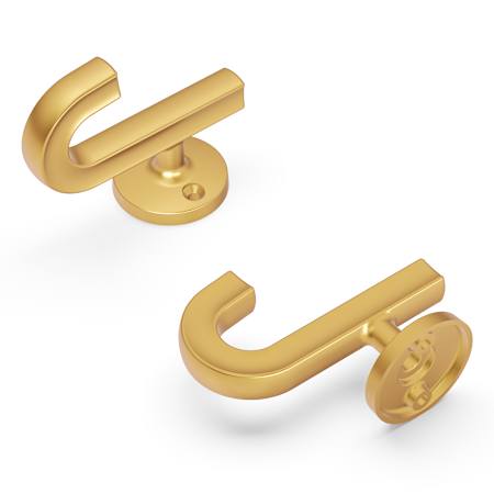 Brushed Golden Brass