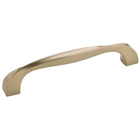 Hickory Hardware Twist Pack of (10) 5-1/16 Inch Center to Center Handle Cabinet Pull Elusive Golden Nickel