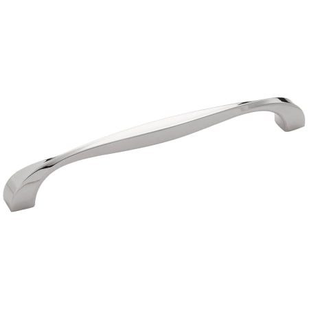 Hickory Hardware Pack of 5 - Twist 7-9/16" Center to Center Cabinet Handle / Drawer Pull Polished Nickel