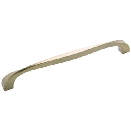Hickory Hardware Pack of 5 - Twist 8-13/16" Center to Center Cabinet Handles / Drawer Pulls Elusive Golden Nickel