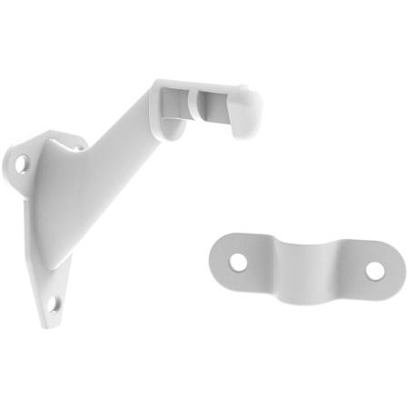 Hickory Hardware Pack of 15 - 3" Projection Hand Rail Bracket White