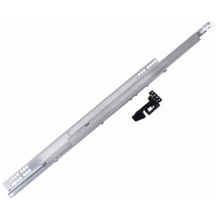 Hickory Hardware 21 Inch Full Extension Undermount Ball Bearing Drawer Slide with 75 Pound Weight Capacity and Soft Close - Single Cadmium