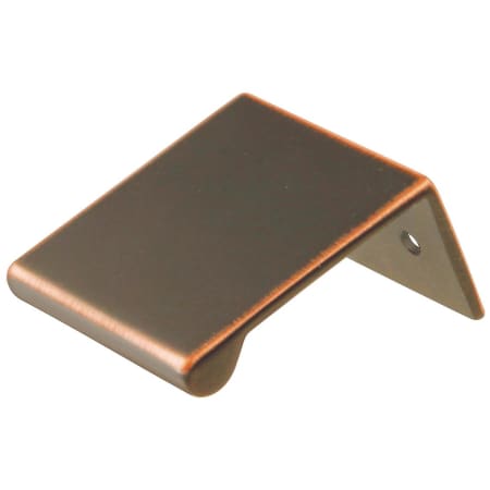 Hickory Hardware Pack of 10 - Rockford 1" Center to Center Finger Tab Edge Cabinet Pull / Drawer Pull Oil-Rubbed Bronze Highlighted