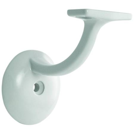 Hickory Hardware Pack of 5 - 3" Projection Hand Rail Bracket White