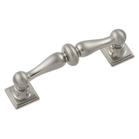 Hickory Hardware Somerset 3 Inch Center to Center Vintage Farmhouse Cabinet Handle / Drawer Pull Satin Nickel