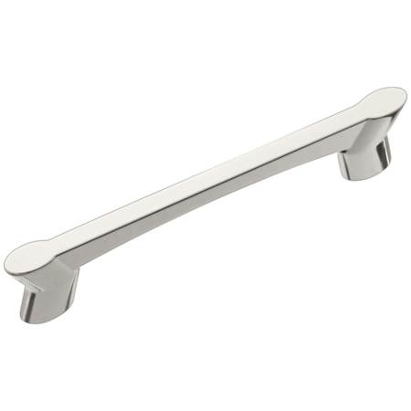 Hickory Hardware Wisteria 3-3/4 Inch Center to Center Handle Cabinet Pull Polished Nickel