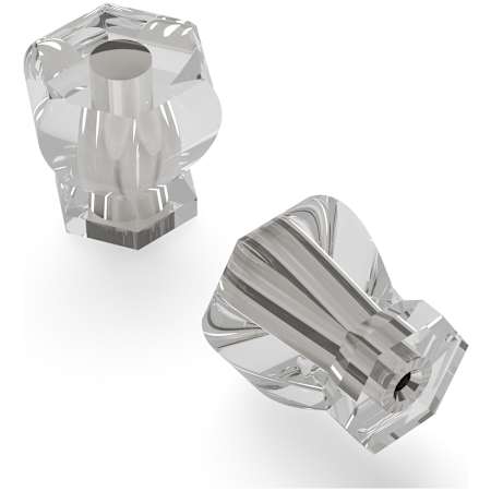 Hickory Hardware Crystal Palace 1 3/16" Geometric Gem Faceted Acrylic Cabinet Knob / Drawer Knob Polished Nickel
