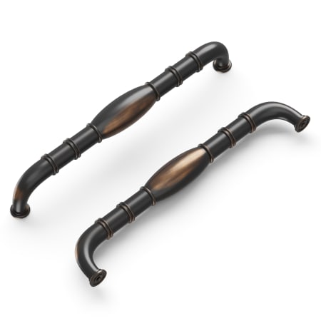 Hickory Hardware Williamsburg 12" Center to Center Vintage Rustic Farmhouse Appliance Handle / Appliance Pull Oil-Rubbed Bronze