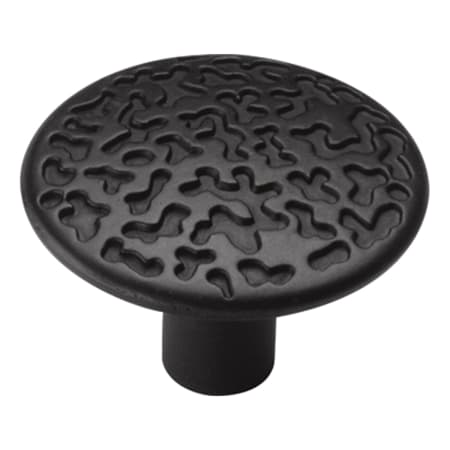 Hickory Hardware Southwest Lodge 1 Inch Mushroom Cabinet Knob Colonial Black