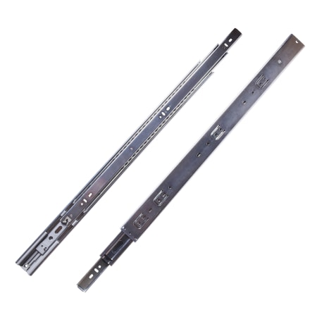 Hickory Hardware 1055 Series Pair of 12 Inch Full Extension Side Mount Ball Bearing Drawer Slide with 100 Lbs. Weight Capacity Cadmium