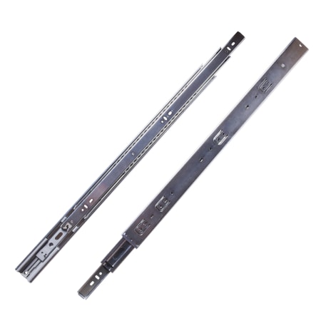 Hickory Hardware 1055 Series PAIR of 16" Full Extension Side Mount Ball Bearing Soft Close Drawer Slides with 100 Lbs. Weight Capacity Cadmium