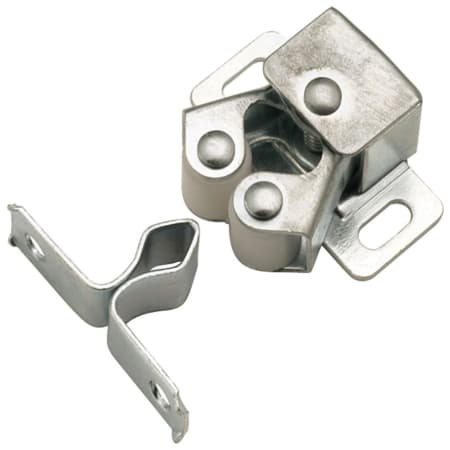 Hickory Hardware Pack of (25) - 1-1/4" Long 15/16" Center to Center Roller Cabinet Catch with Strike Cadmium