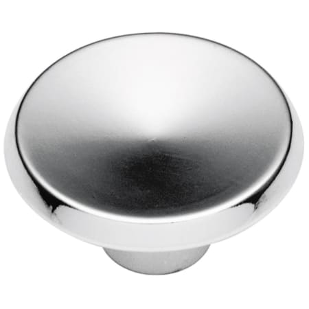 Hickory Hardware Pack of 25 - Metropolis 1-1/2" Concave Round Mushroom Cabinet Knobs / Drawer Knobs Chrome