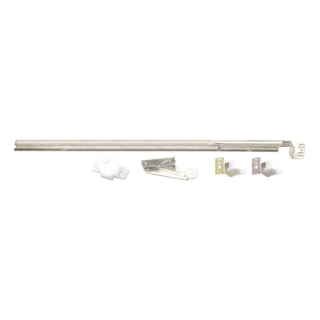 Hickory Hardware 1175 Series 24 Inch Full Extension Bottom Mount Euro Drawer Slide with 25 Lbs. Weight Capacity - Single Cadmium
