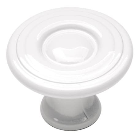 Hickory Hardware Eclipse 1-3/16 Inch Mushroom Cabinet Knob White