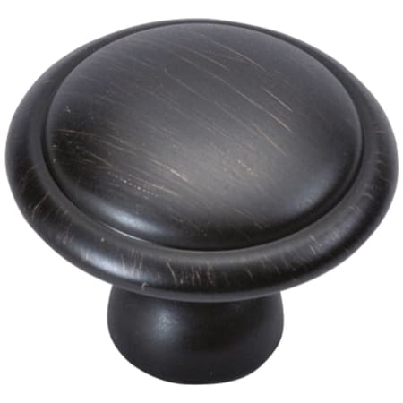 Hickory Hardware Conquest 1-3/8 Inch Mushroom Cabinet Knob - Pack of 10 Vintage Bronze