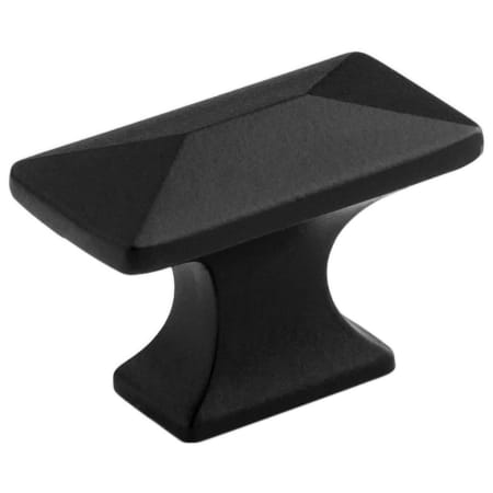 Hickory Hardware Bungalow 1-1/4 Inch Rectangular Pyramid T Cabinet Knob / Drawer Knob Matte Black